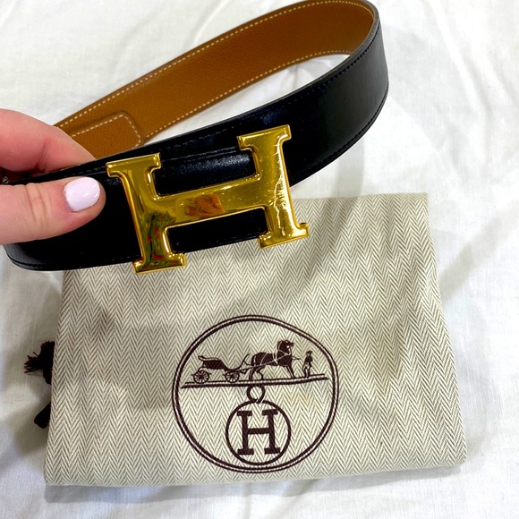 Hermes Accessories - Reversible brown/black Hermes belt. Excellent condition